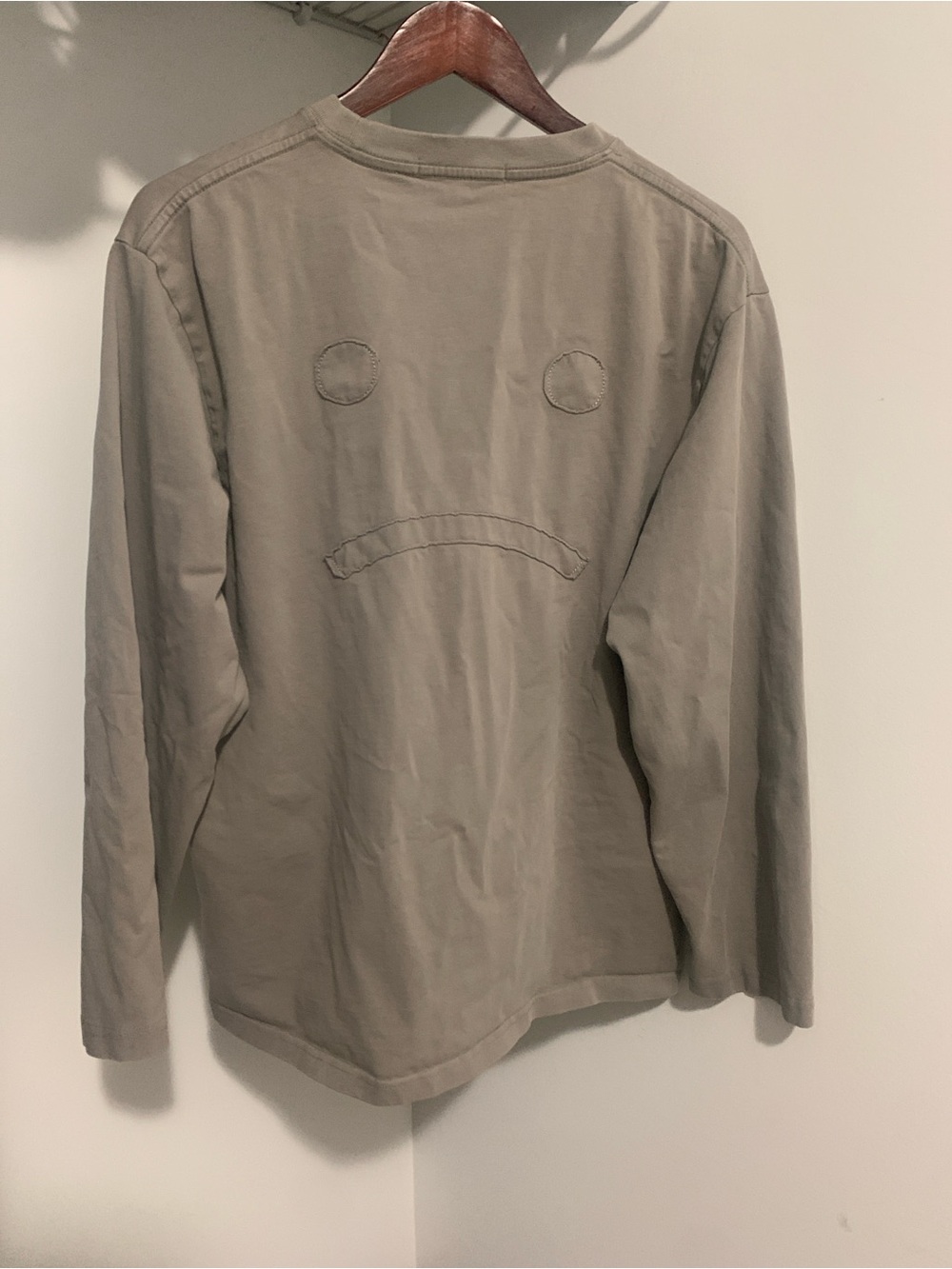 BadMarket Unisex Long Sleeve Tee in Taupe
